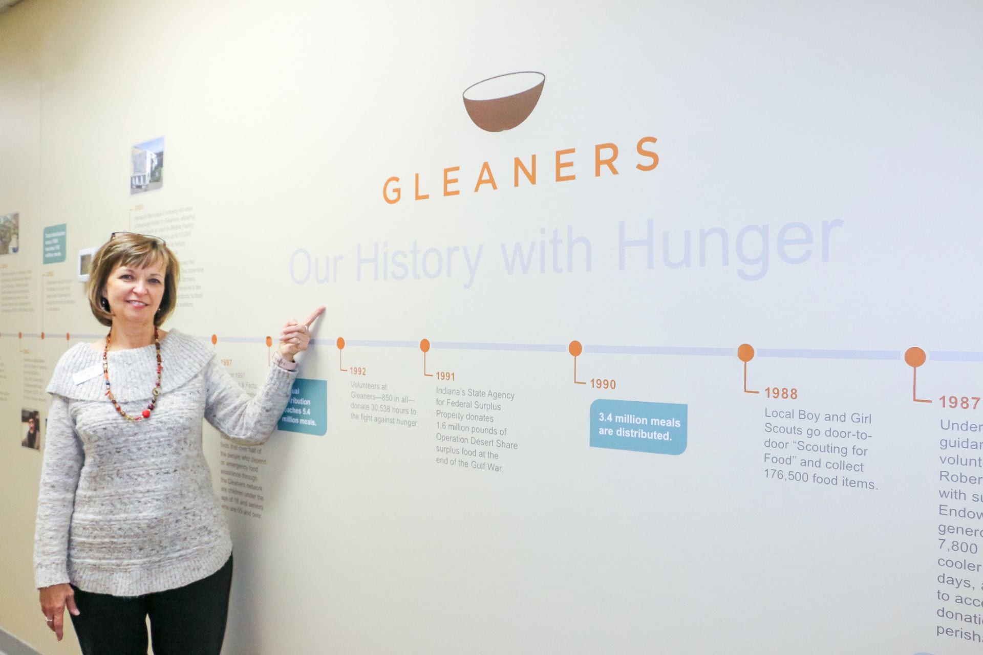Debbie Russell at Gleaners Food Bank of Indiana