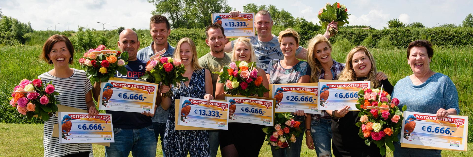 Winners of the National Postcode Lottery, courtesy of Novamedia and Roy Beusker.
