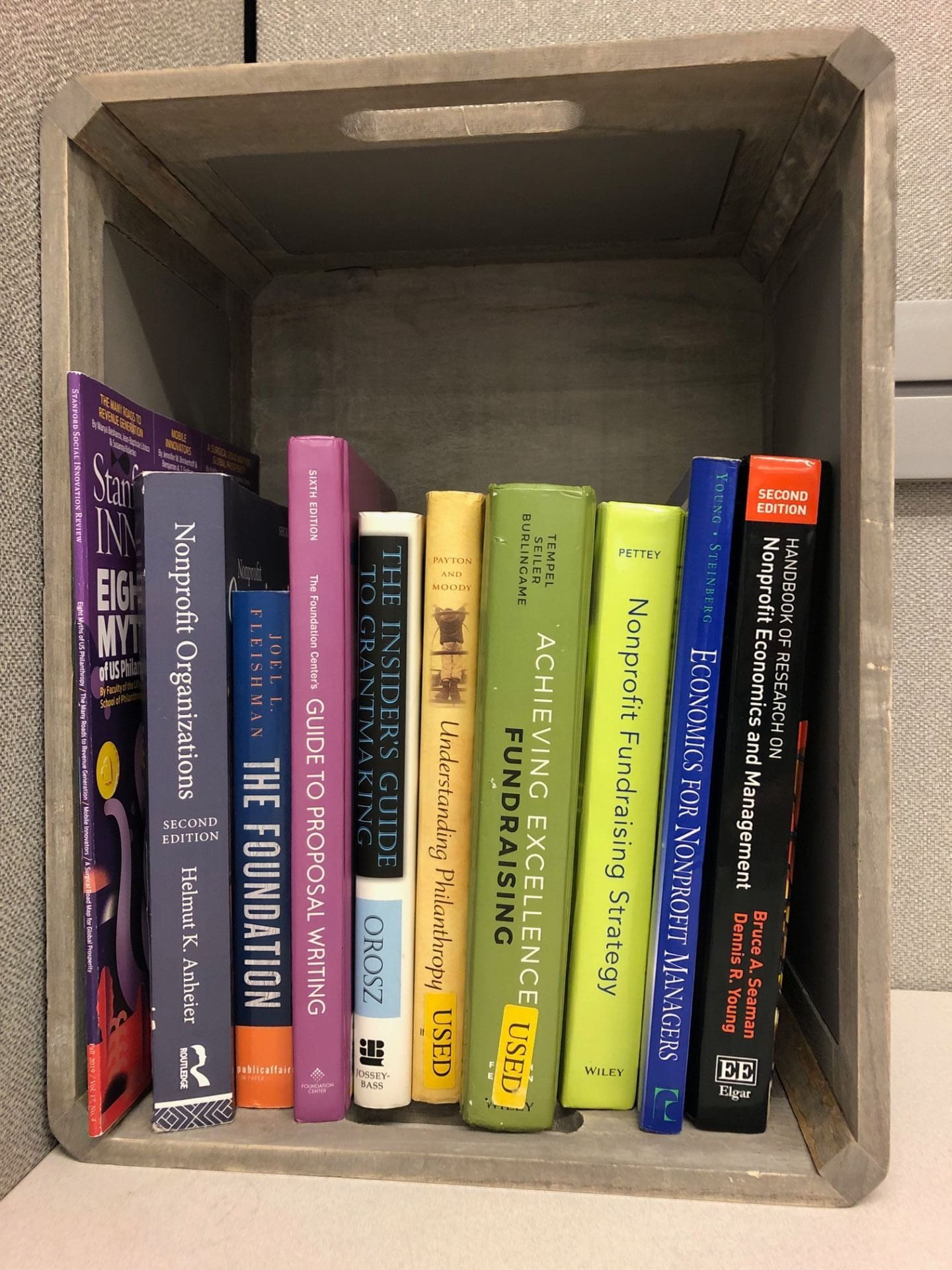 My philanthropy library so far. Any ones missing?