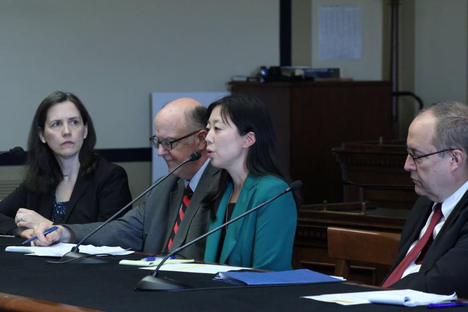 Jenny Yang helped organize and speak at a Congressional briefing in July 2019 advocating for refugee resettlement as a core part of the international religious freedom agenda, alongside Jewish, Yezidi, evangelical, Catholic and mainline Protestant colleagues. 