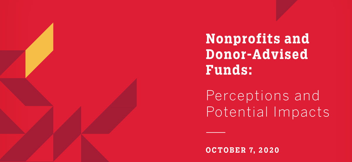 Nonprofits and Donor-Advised Funds report cover
