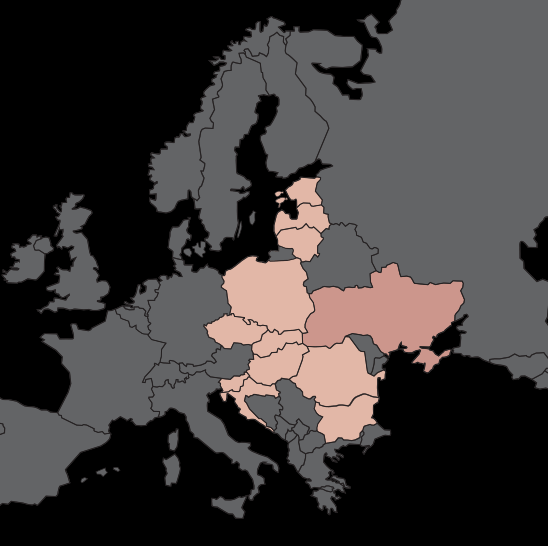 Graphic reads: Unlocking Private Capital for Social Good in Central and Eastern Europe. A comprehensive analysis. Bottom logos: Social impact alliance for Central and Eastern Europe. With support from Google.org. Dentons. Kantar. A map of Europe is shown on the right with central and eastern European countries highlighted in pink.